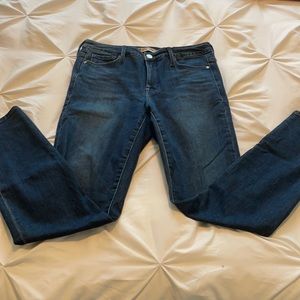 Athleta Scupltek Dark Wash Skinny Jeans